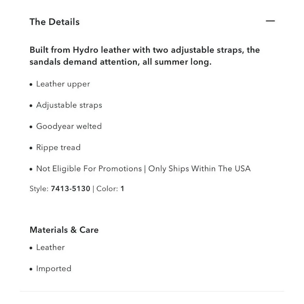 Dr. Martens Blaire Hydro Leather Platform Sandals Women’s Size 7 Black - Picture 2 of 10